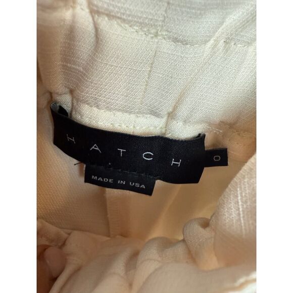 Hatch Drawstring The Linen Paper Bag Pants Maternity Sz. 0 (US 0-2) - Picture 4 of 11